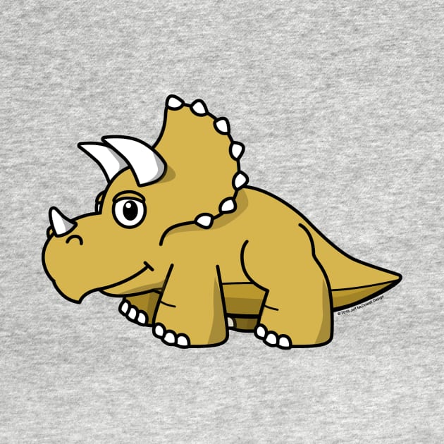 Lil' Triceratops by jeffmcdowalldesign